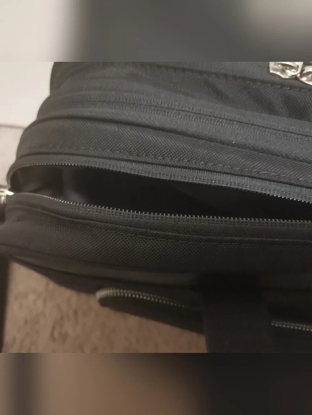 Black Men's Travel Duffel Bag with Shoulder Strap